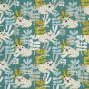Coton Imprimé TANZA Estragon / C.Verts