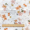 Coton Imprimé LILIA Blanc Cassé / M.Douceur