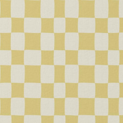 Coton Imprimé JEAN Vanille / Ecru