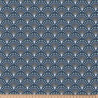Coton Imprimé GINZA Minuit / Indigo