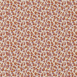 Coton Enduit KARLI Caramel / Violet