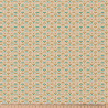 Coton Imprimé SOJA2 Ocre / Vert