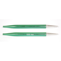 Aiguilles Circulaires Interchangeables Zing Aluminium Nr. 8.0