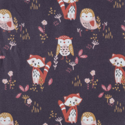 Printed Cotton SOKIDY Plum...