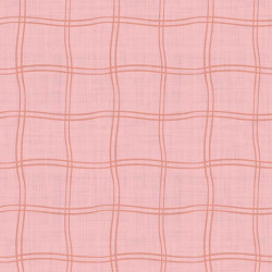 Coton Imprimé MARCEAU Lait Fraise / Aurore