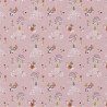 Printed Cotton MARYKA Dew / Pink Tones