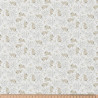 Coton Imprimé TAMKANIN Blanc / Lin