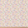 Coton Imprimé ALICE Blanc / Orange