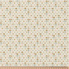 Coton imprimé MIHO Ocre / Rose