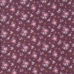 Jersey Imprimé FLOMI Framboise / Rose
