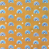 Jersey Imprimé ARCOL Ocre / Indigo