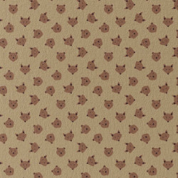 Jersey Imprimé RUZMI Camel / Marron