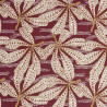 Printed Half Panama SAZZY Amaranth / Linen