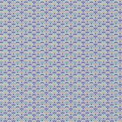 Coton Imprimé SOJA2 Bleu / Vert