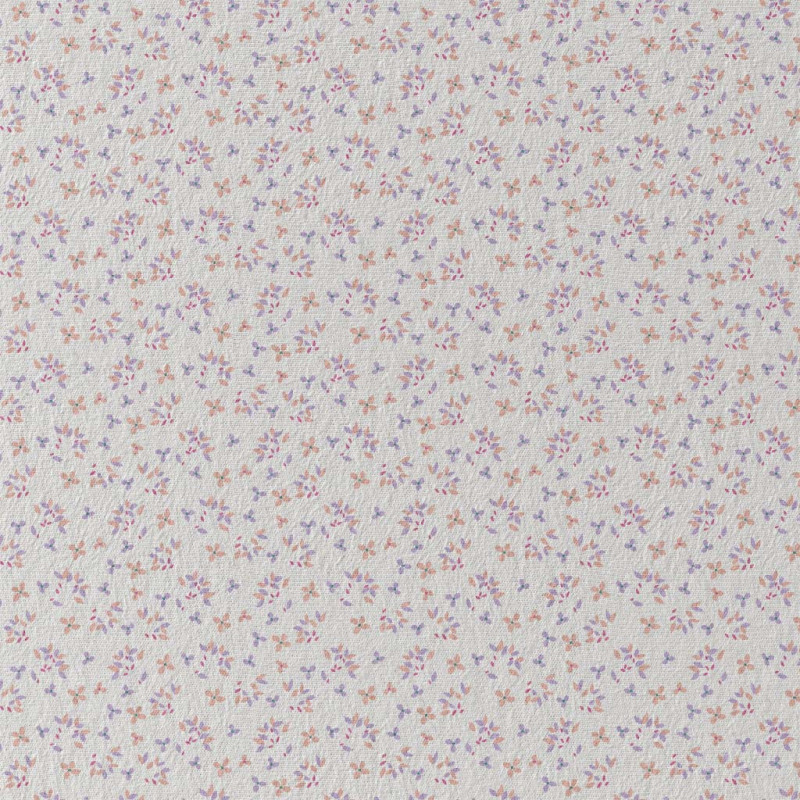 Jersey Imprimé JEFINE Blanc Cassé / Violet