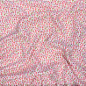 Viscosa estampada ZANTEME Blanco / Coral