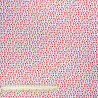 Viscose Imprimée ZANTEME Blanc / Corail