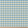 Coton Imprimé KAVYO Bleu / Blanc