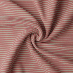 Jersey Rayé MARIN Paprika / Galet