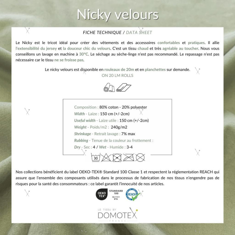 Nikky Velours Baltique