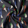 Printed Viscose KUZEE Black / Green