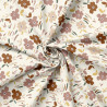 Printed Popelin FOLIE Ecru / Natural Multicolored