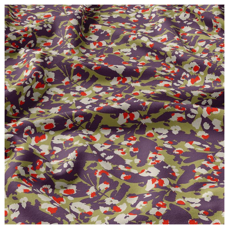 - DOM - PLA 10M VISCOSE SAVARTY OLIVE / ROUGE 1G D5X 150