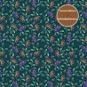 Coated  Cotton AITANA Green / Violet