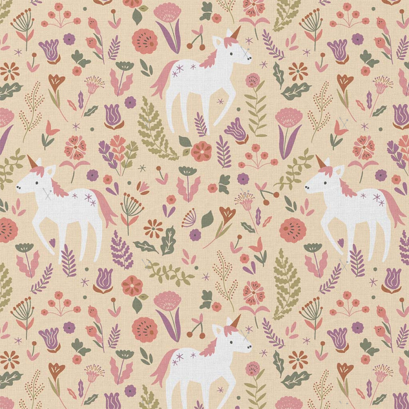 COTON JOLICORN BLE / ROSE 3B D9 150