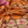 Printed Viscose SANDRINE Brown / Orange