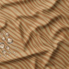 Printed Waterproof Fabric ZUBI Camel / Brown