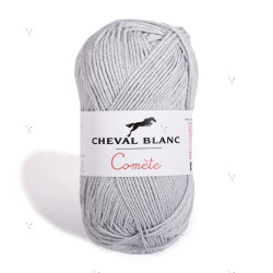 Pelote 50Grs 48% acryl, 47% coton, 5% lurex-PERLE