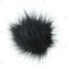 Pompon 100% Polyester Noir